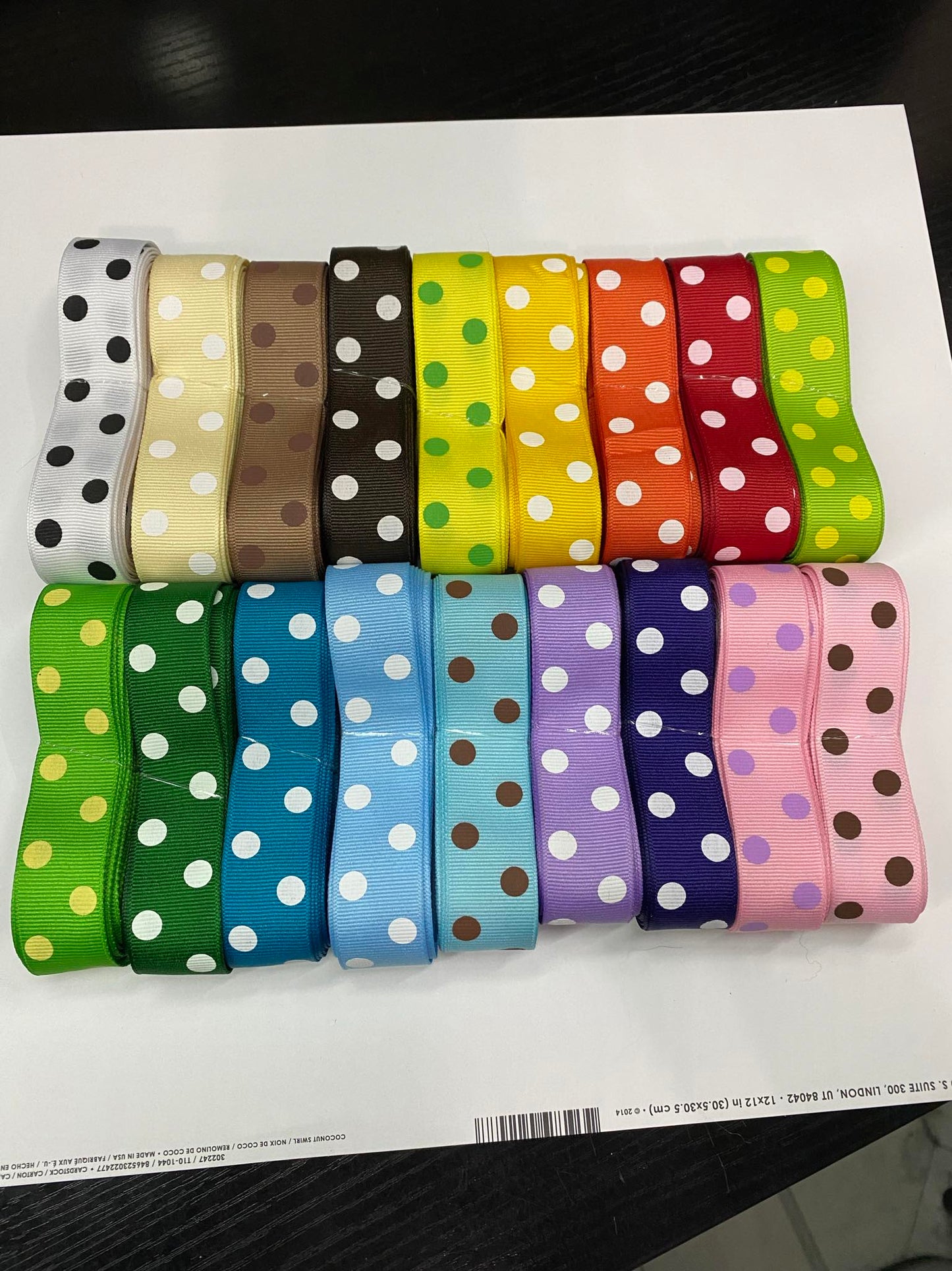 7/8 Dots Ribbon