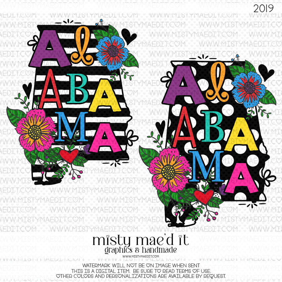 Alabama Polka And Stripes