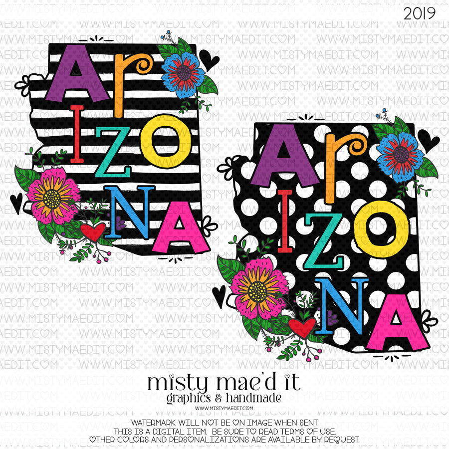 Arizona Polka And Stripes
