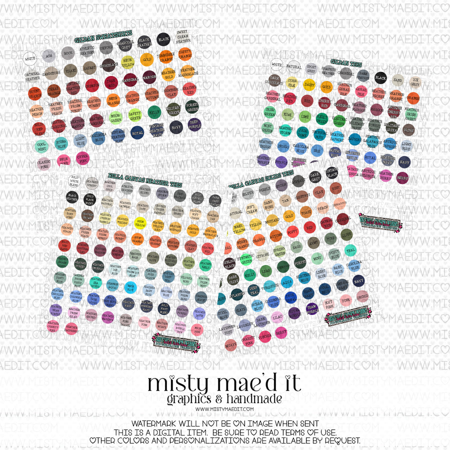 Add-On-Color Chart
