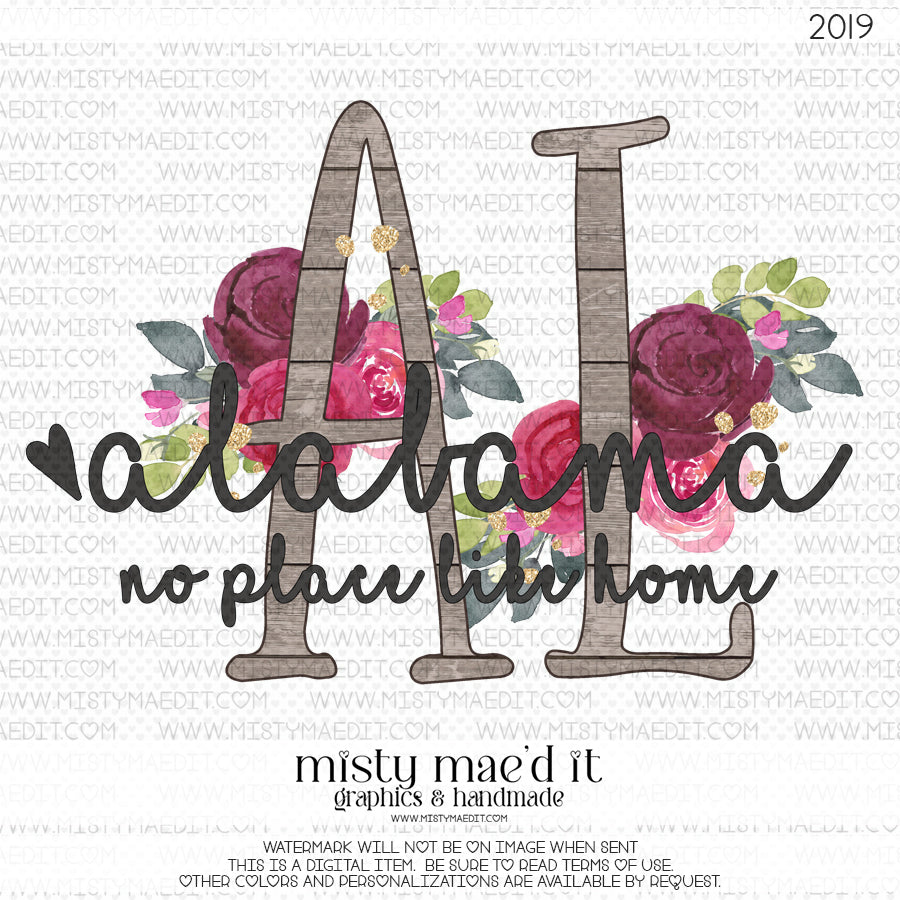 Alabama Floral State 1