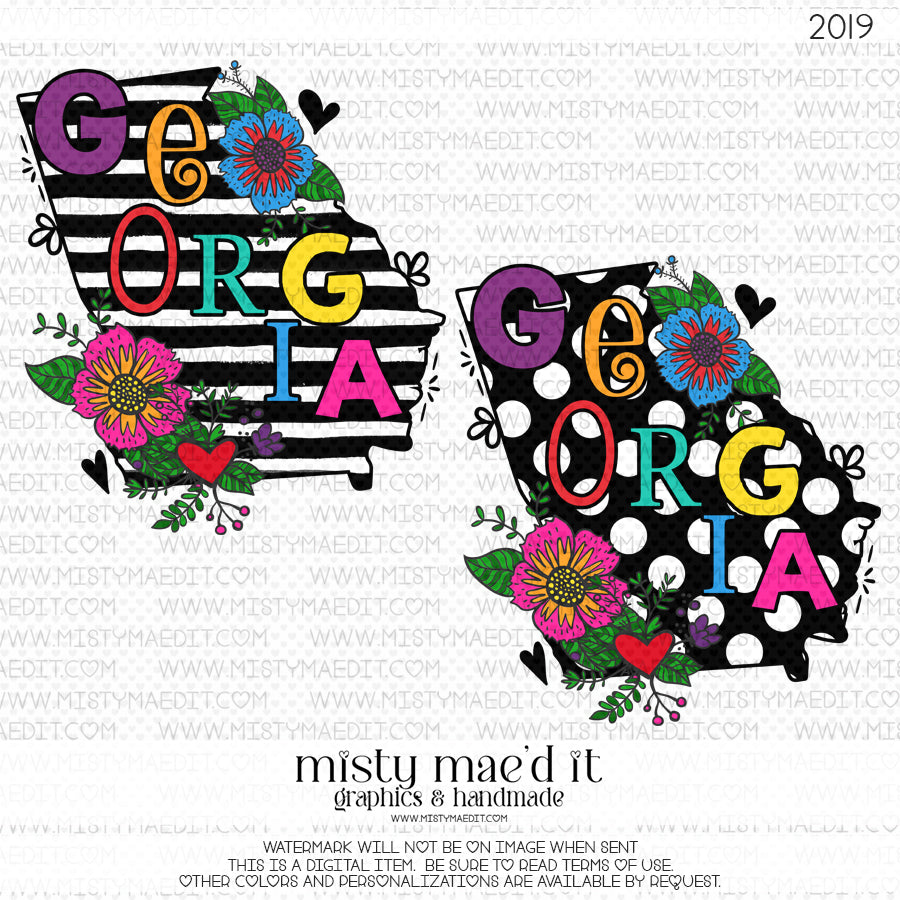 Georgia Polka And Stripes