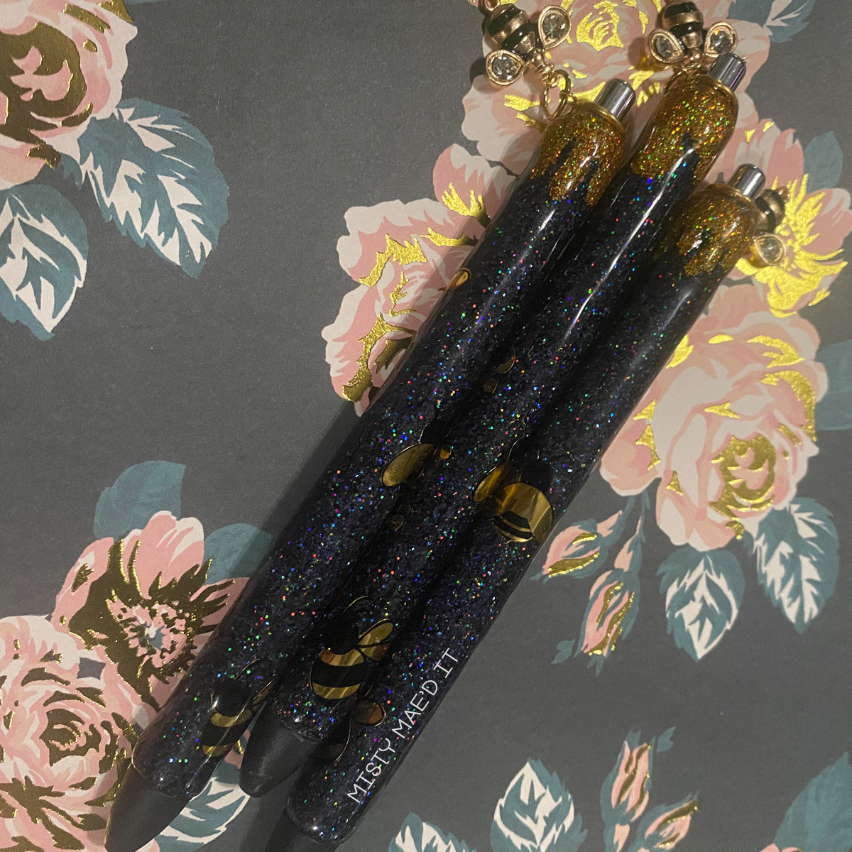 Bee Dangle Glitter Pen