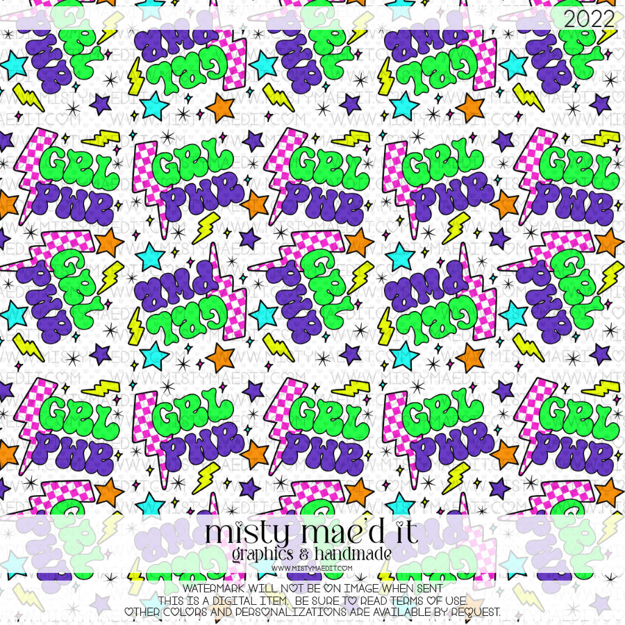 GRL PWR Seamless Digital Paper