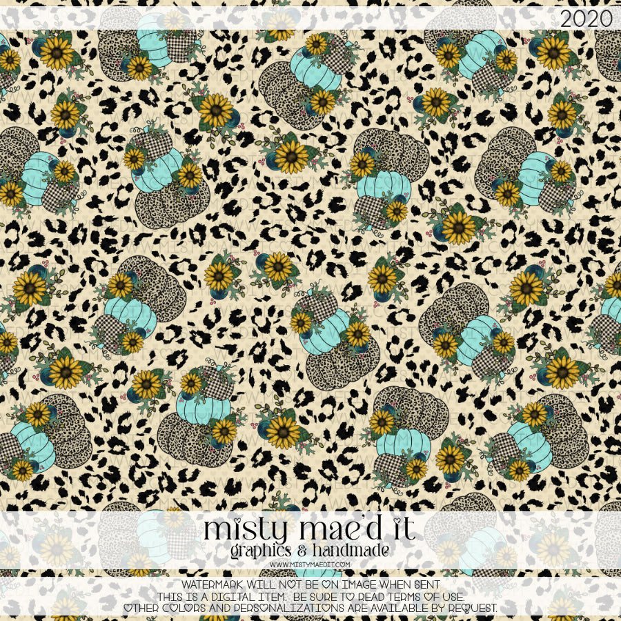 I Love Fall Most Of All Seamless Digital Paper