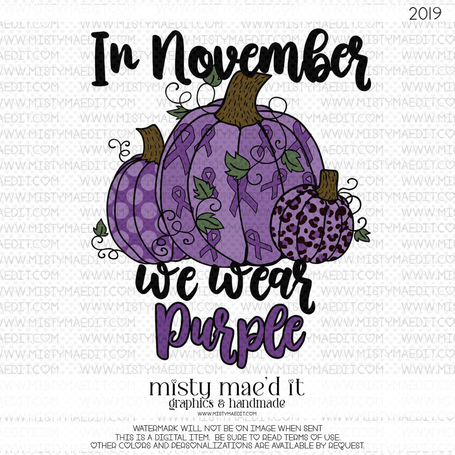 In November We Wear Purple