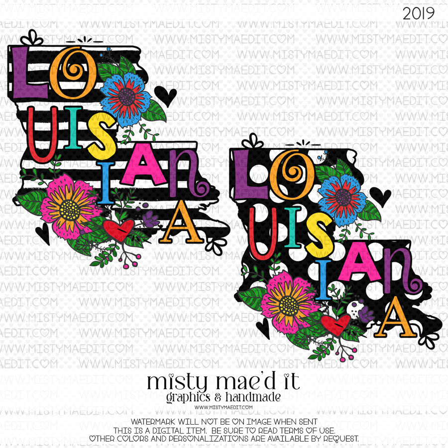 Louisana Polka And Stripes