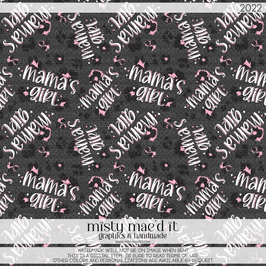 Mama/Mama's Girl Seamless Digital Paper