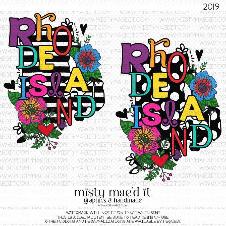 Rhode Island Polka And Stripes