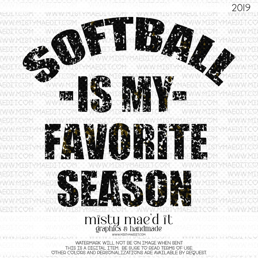 Softball Is My Favorite Season