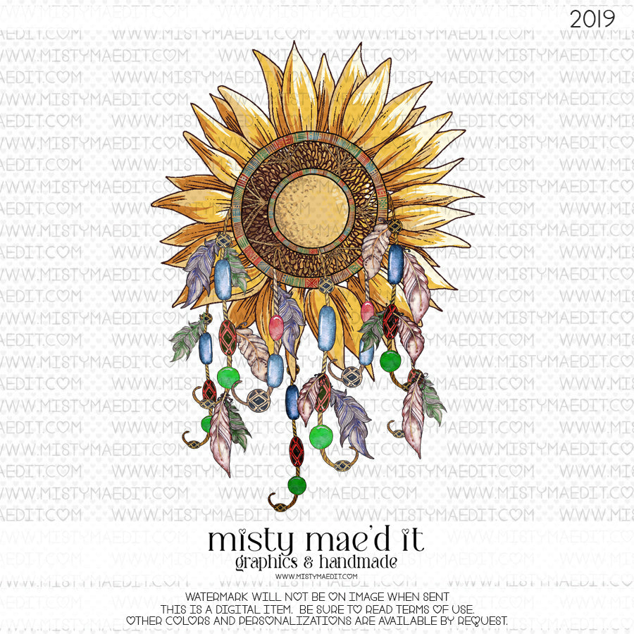 Sunflower Dream Catcher