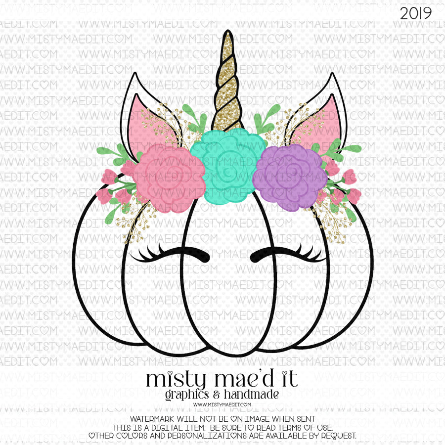 Unicorn Pumpkin