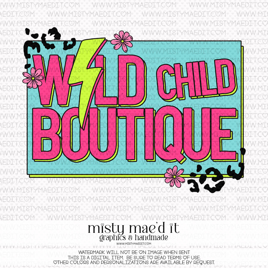 Logo-Premade-Wild Child Boutique