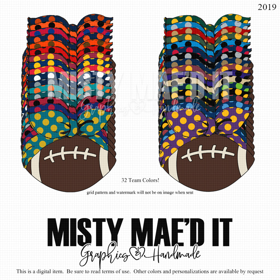 Bandannas Footballs Team Colors
