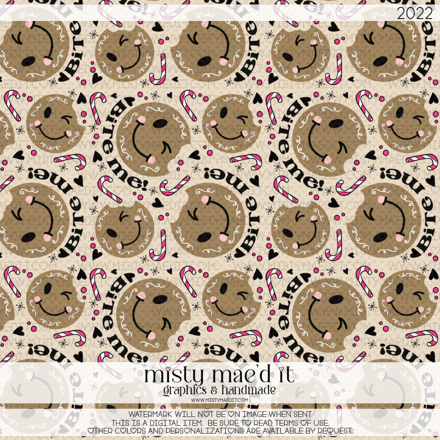 Bite Me Seamless Digital Paper