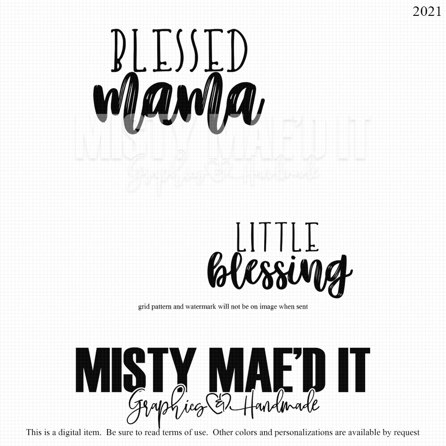 Blessed Mama And Little Blessing