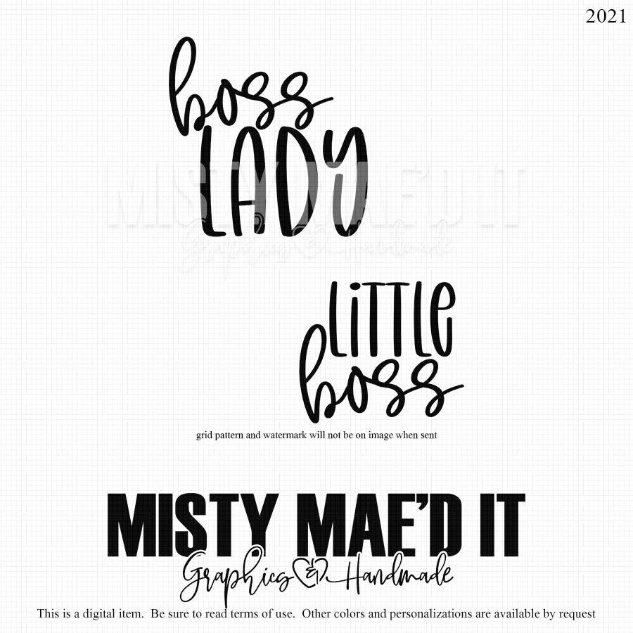 Boss Lady And Little Boss