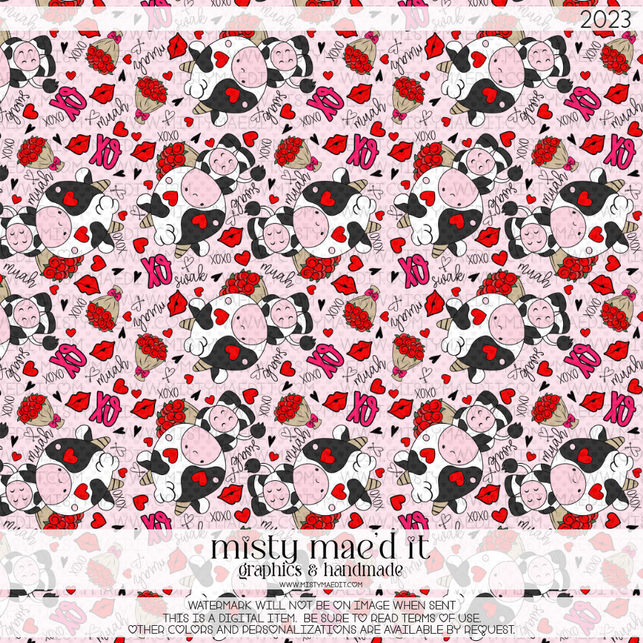 Smooches Seamless Digital Paper