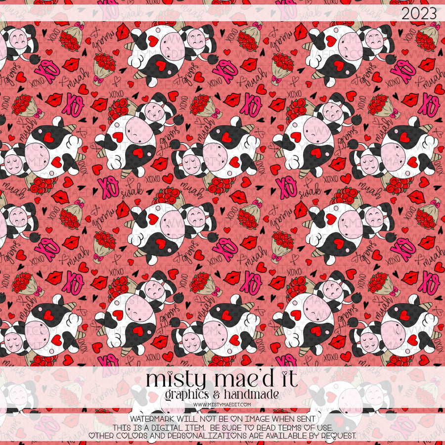 Smooches Seamless Digital Paper