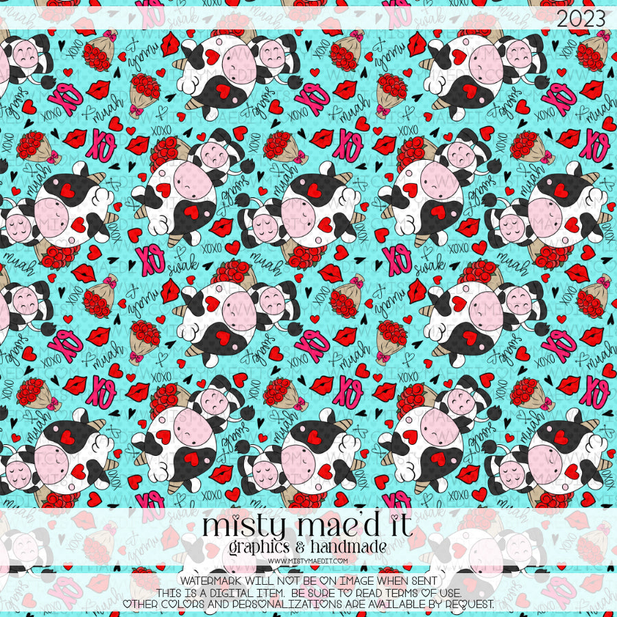 Smooches Seamless Digital Paper