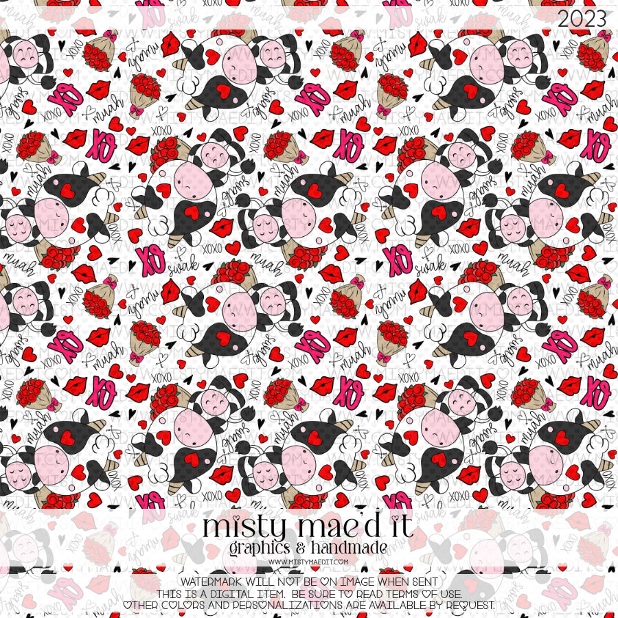 Smooches Seamless Digital Paper