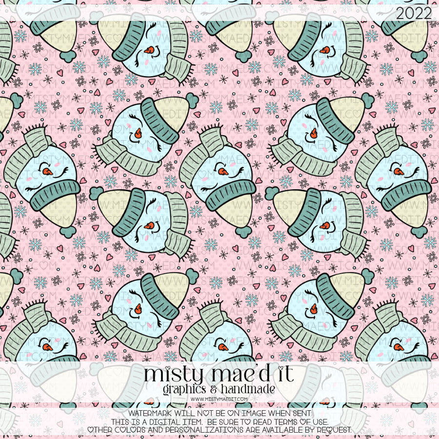 Up To Snow Good Seamless Digital Paper