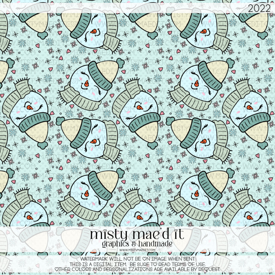 Up To Snow Good Seamless Digital Paper