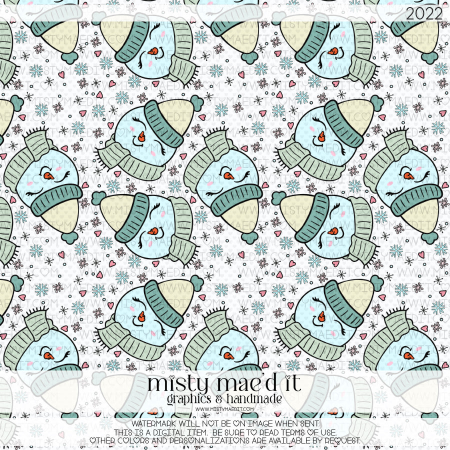 Up To Snow Good Seamless Digital Paper