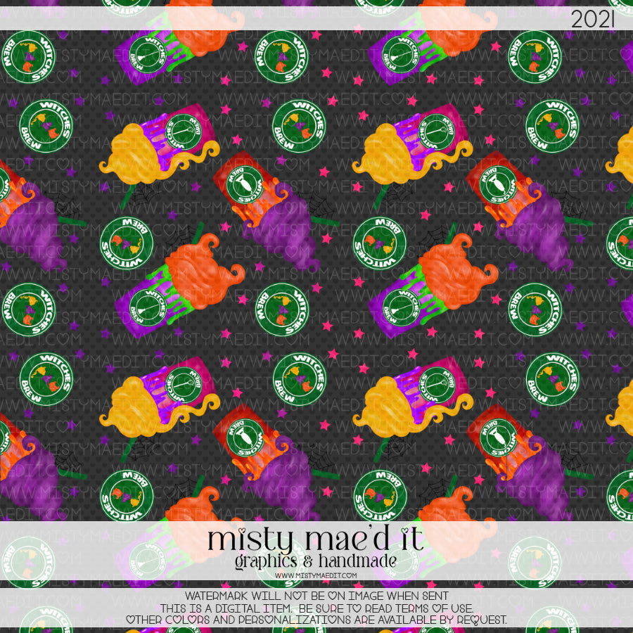 Witches Brew Seamless Digital Paper