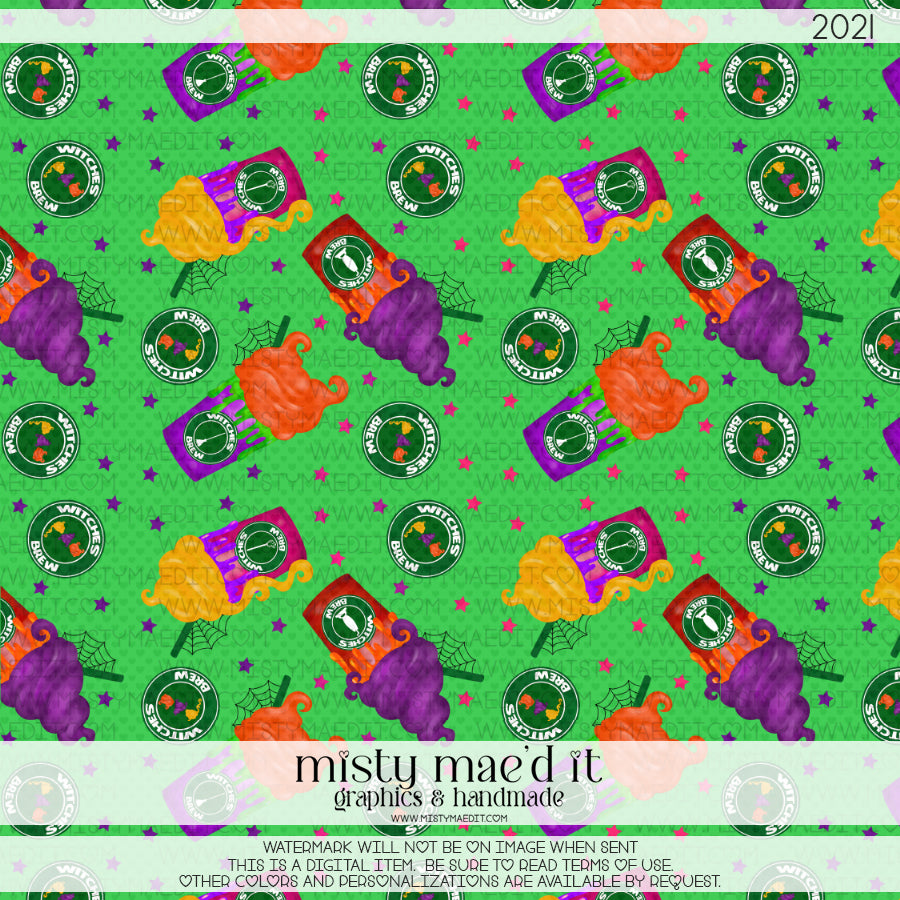Witches Brew Seamless Digital Paper