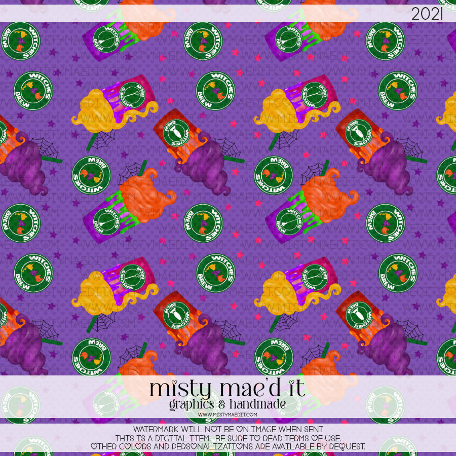 Witches Brew Seamless Digital Paper