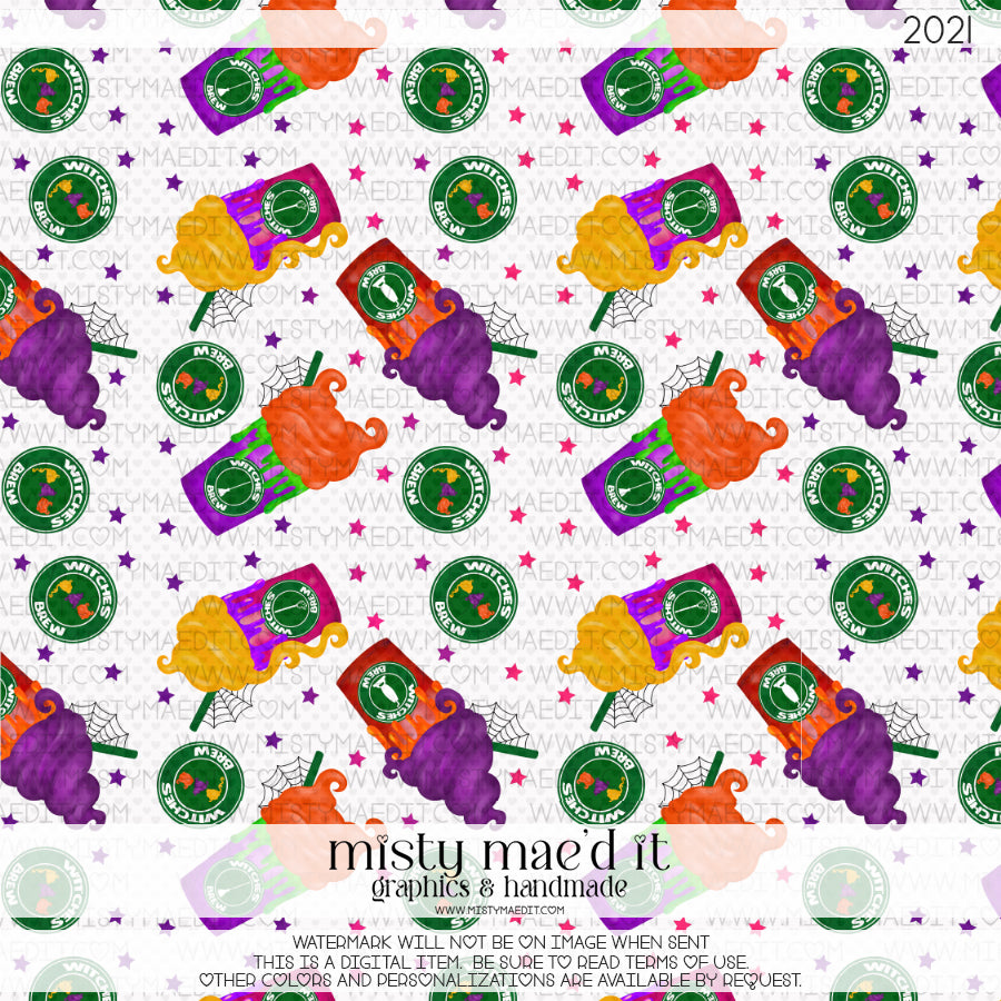Witches Brew Seamless Digital Paper