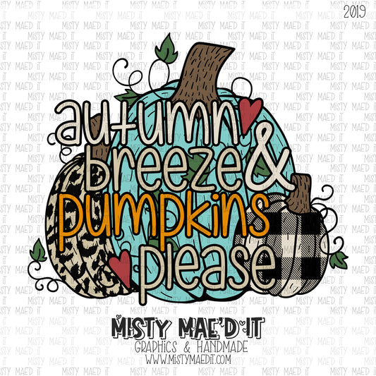 Autumn Breeze And Pumpkins Please