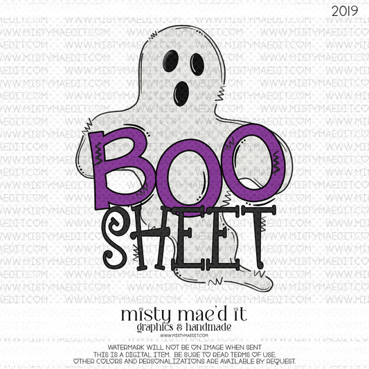 Boo Sheet