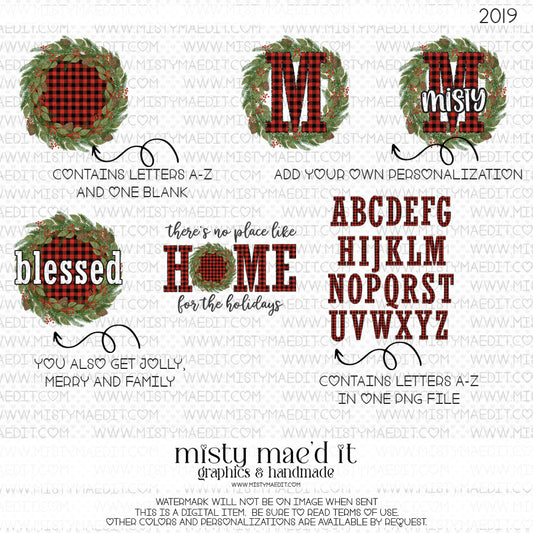 Buffalo Plaid Wreath Collection