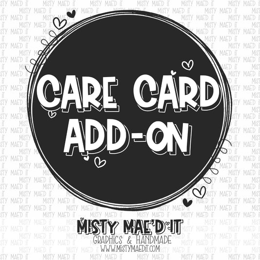 Add-On-Care Card