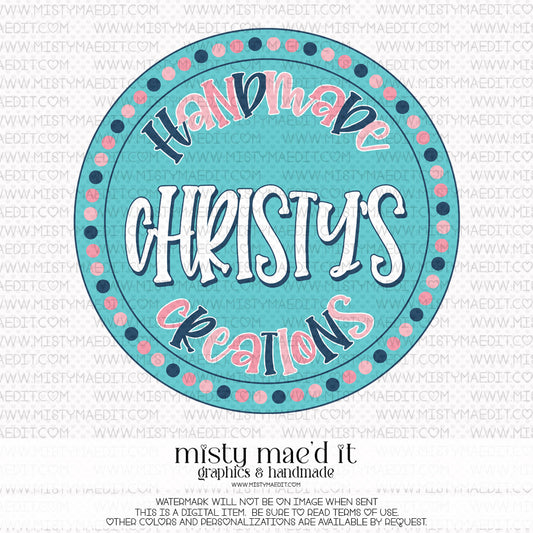 Logo-Premade-Christy's Handmade Creations