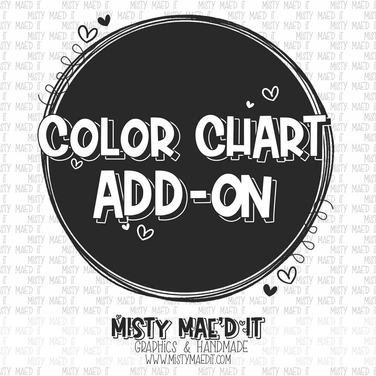 Add-On-Color Chart