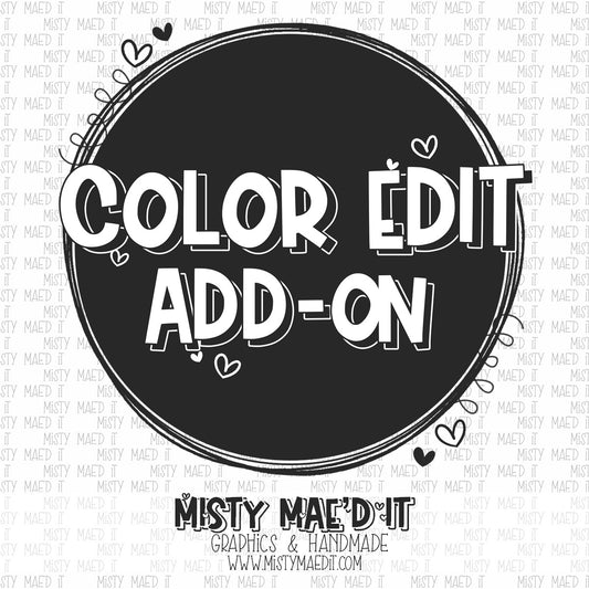 Add-On-Color Edit