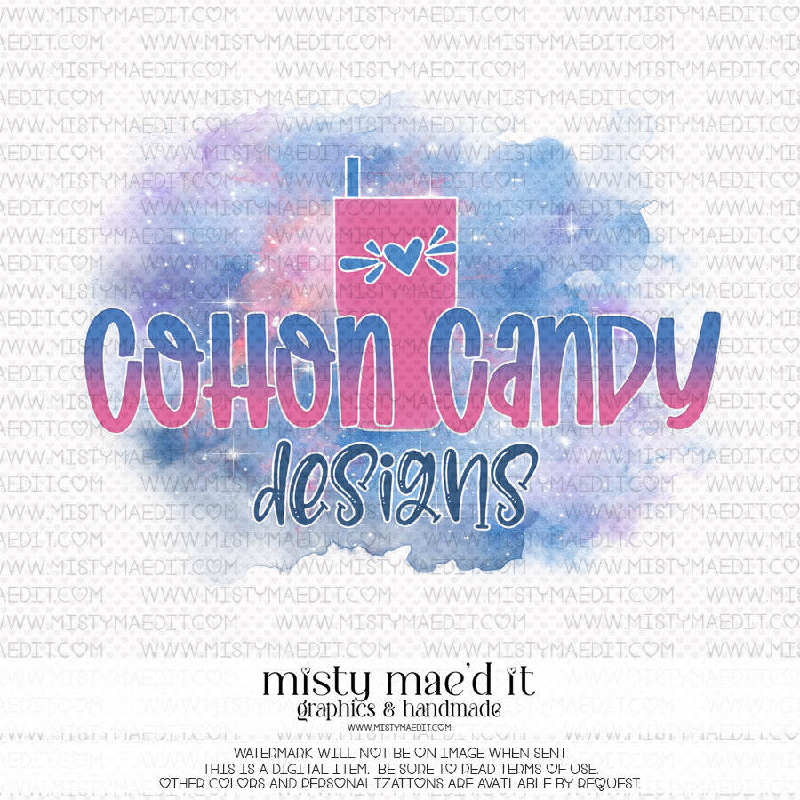 Logo-Premade-Cotton Candy Designs