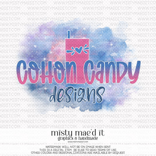 Logo-Premade-Cotton Candy Designs