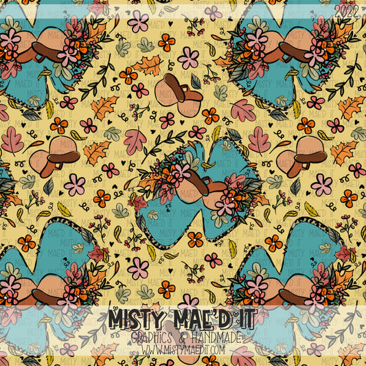 Fall Cross Seamless Digital Paper