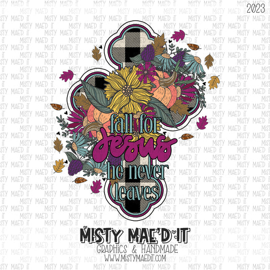 Fall For Jesus Cross