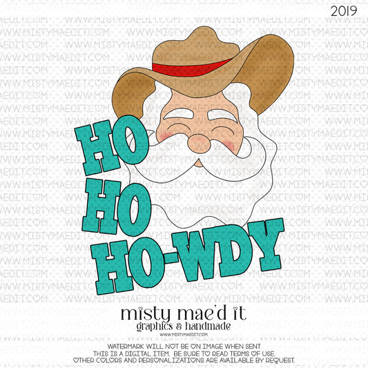 Ho Ho Howdy Santa