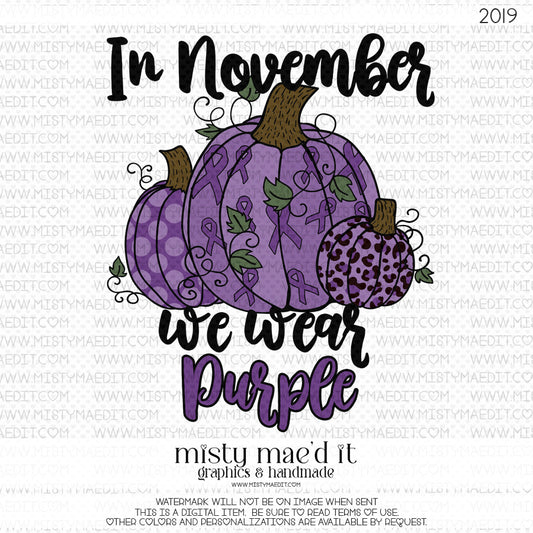 In November We Wear Purple
