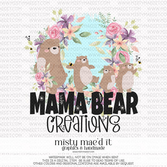 Logo-Premade-Mama Bear Creations