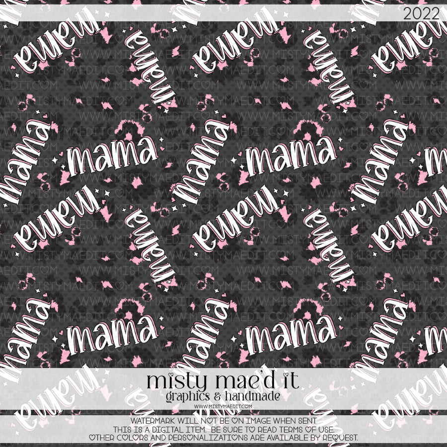 Mama/Mama's Girl Seamless Digital Paper