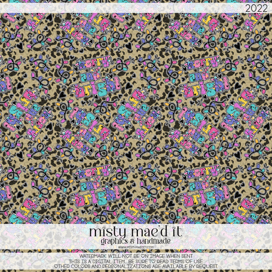 Merry And Bright Seamless Digital Paper