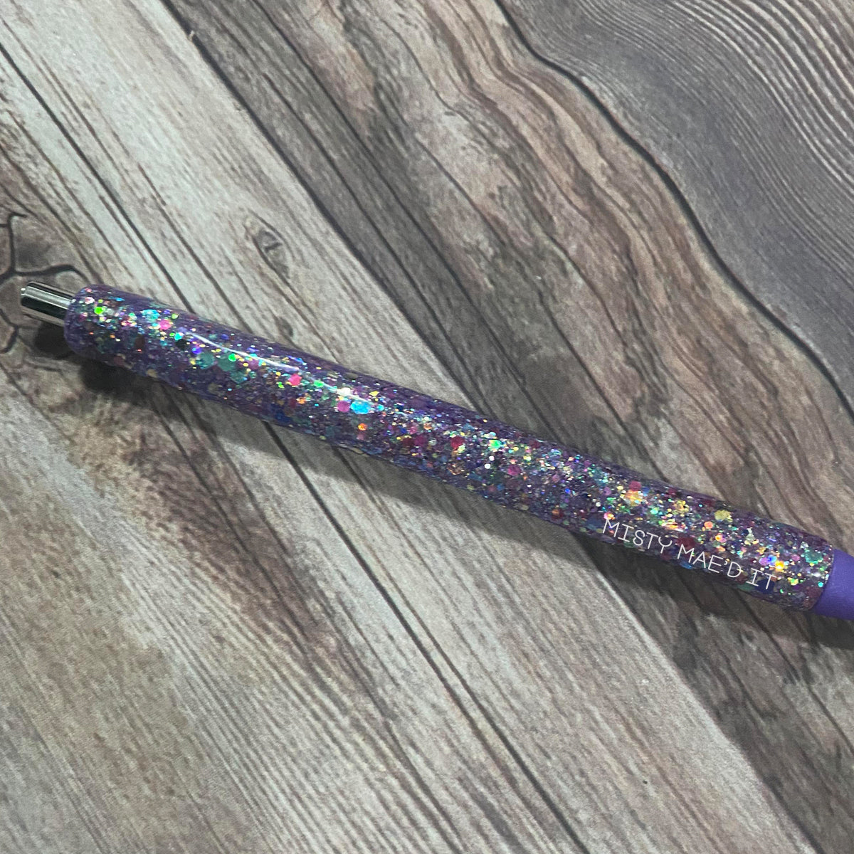 Purple Glitter Pen