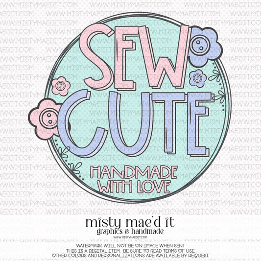 Logo-Premade-Sew Cute